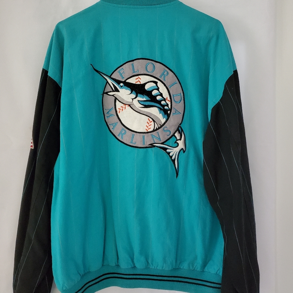 VTGE MIAMI MARLINS JACKET REVERSIBLE